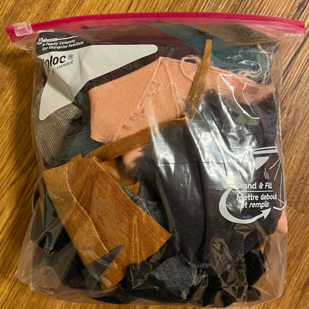 Heavyweight Interlock Wool Scraps from Bumby